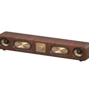 Parlante de madera con Bluetooth y radio FM
